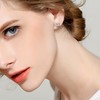 B.Catcher Earings for Woman Silver Earrings Studs Cubic Zirconia Gemini