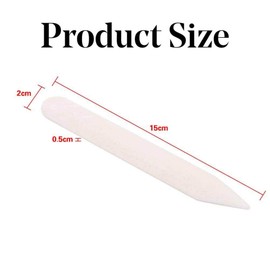 Natural Bone Folder Tool Durable Bone Tool for Scoring Folding Creasing Burinishing Edges of Leather Craft