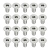 PATIKIL M4 x 8mm Flat Head Socket Cap Screws, 50