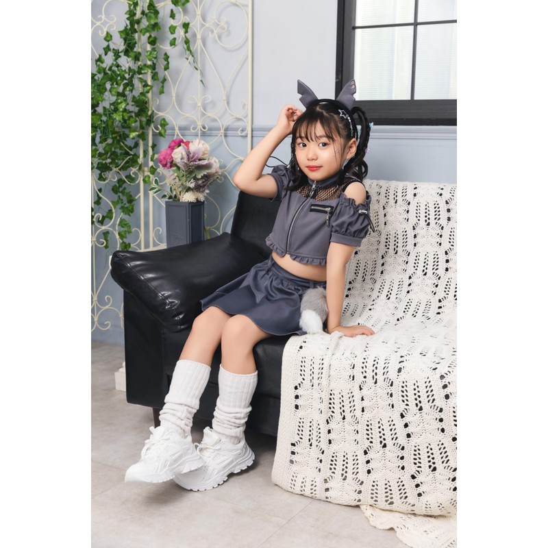Clear Stone Halloween Toxic Wolf Kids Cosplay, 55.1 inches (140