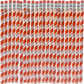 Rhode Island Novelty 7.5" CANDY CANE PRISM PENCIL