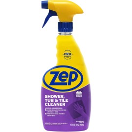 Zep Shower, Tub and Tile Cleaner 32-fl oz Bathtub Cleaning Bathroom Spray Clean