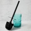 Glass Decorative Toilet Bowl Cleaner Brushes & Holder Set for