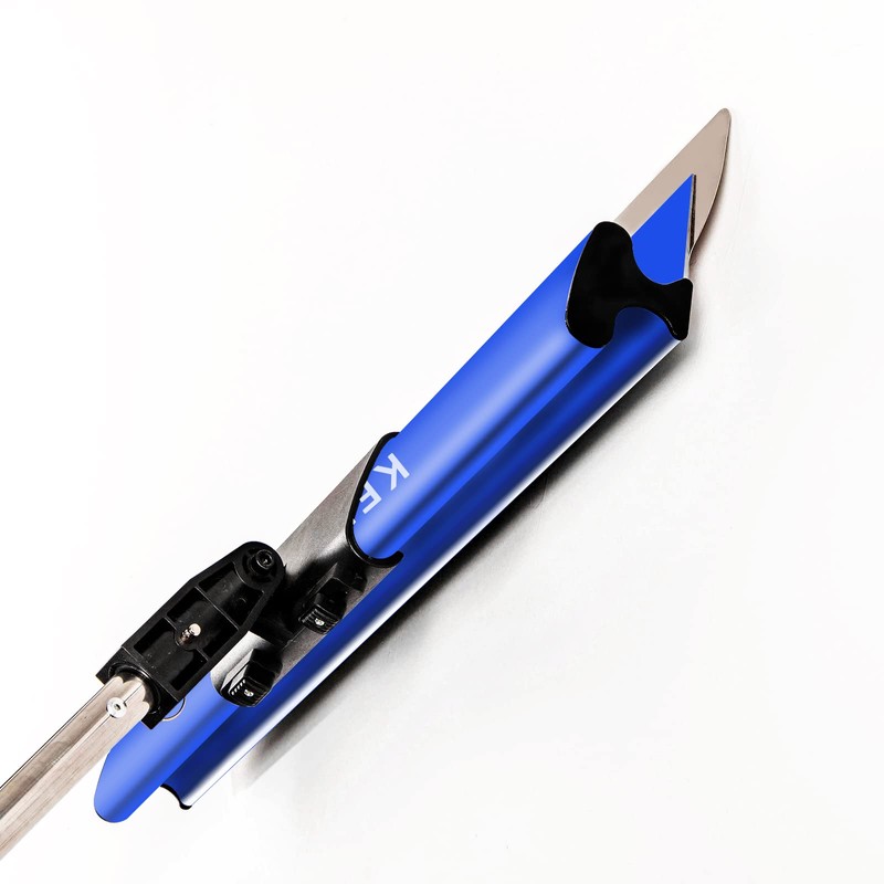 KEZERS Drywall Skimming Blade Handle Combo,35"-81" Stainless Steel Extension Pole