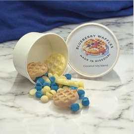 Candle Wax Melt Cups - Perfect for Home Decor - Color: Blueberry waffles