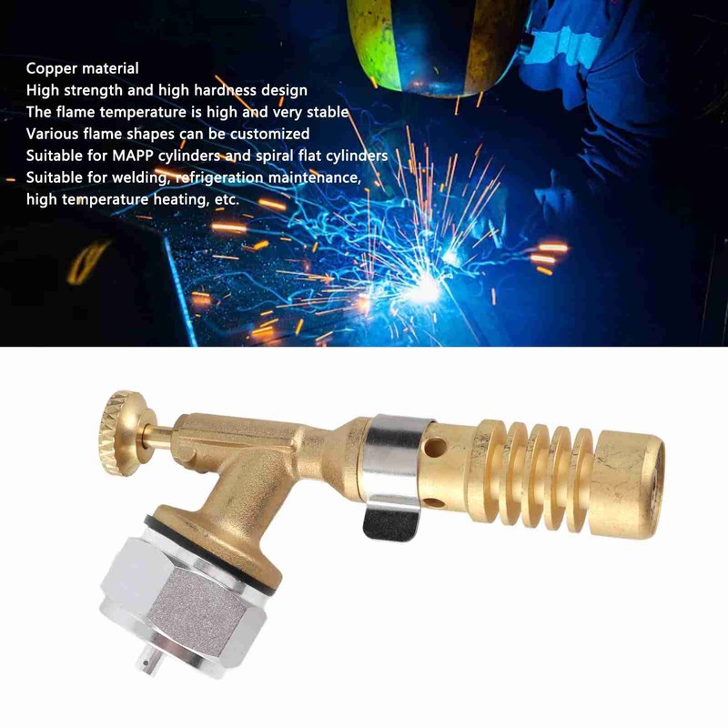 Professional Copper Gas Welding Torch Head Gas Propane Torch Nozzle