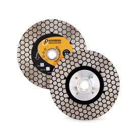 PANFREET 5" Diamond Tile Saw Blade,Super Grinding Tile Blade with 5/8"-11 Female Thread for Granite Marble Porcelain Ceramic Tiles