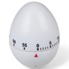 MIJOMA Kitchen Timer in Egg Shape, 60 Minute Timer, Plastic,