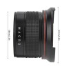 For Canon New 58mm 0.35X Fisheye Camera Lens Wide Angle