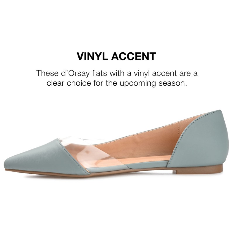 Journee Collection Mikki - Zapatos Planos de Ballet para Mujer,