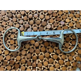 Lift Sports EGGBUTT Snaffle Horse Bit Jointed Stainless Steel Polish Equestrian Tack