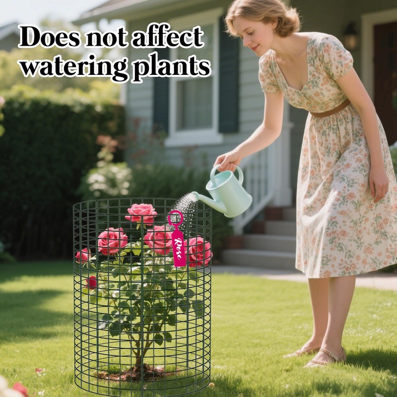 8 Pack 24'' x 12'' Large Wire Plant Protector from