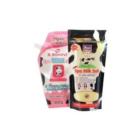 Yoko & Abonne Spa Milk Salt Whitening Smooth Enriched Vitamin E Body Scrub Advantage Package