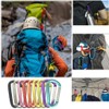 Large Carabiners Keychain 3" Aluminum D Shape Premium Durable D-Ring