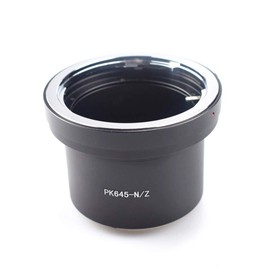PK645-Niko Z Lens Adapter Ring for Pentax 645 (P645) SLR Mount Lenses Compatible with Nikon Z 7 and Nikon Z 6 Mirrorless Full Frame Camera