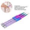 3Pcs Nail Liner Brush Lid Gradient UV Gel Pattern Drawing