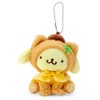 Sanrio 799386 Pompom Pudding, Dressing Up Cat Mascot Holder