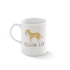 FRINGE STUDIO Js Yellow Lab Georgia Mug, 12 liquid ounces