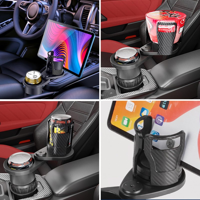 JOEBO [Improved Type] In-Car Cup Holder Car Drink Holder 2-in-1