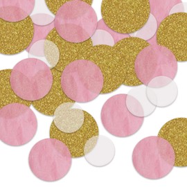 Pink Dot Deluxe Sparkle Confetti Pack of 3