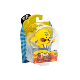 Fart Ninjas ,Rear Rumbler Series 9 Collectible Figures,10 Hilariously Realistic Fart Sounds,Ages 5+ Gifts & Toys 8 to Collect, Yellow