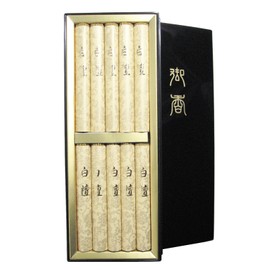 Sanji Umekankodo Gift Incense Sticks Sandalwood (Painting Box), 10 Bunches, Before Buddha, 49 Days, Incense Gift, Gift Incense Stick, Natural Sandalwood, Biyakodon, Deliver 8000 When it is shipped out by UkankodGift Setting Required) #870
