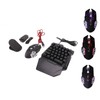 One Handed Gaming Keyboard Mouse Converter Wired 35 Keys Backlit