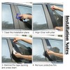Three T Car Auto Side Door Window Pillar Posts Cover