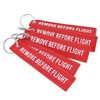 BLACK SHEEP BRANDS Remove Before Flight Double Sided Embroidered Fabric