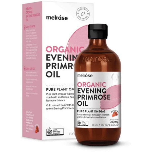 Melrose Organic Evening Primrose Oil 200ml - Strawberry