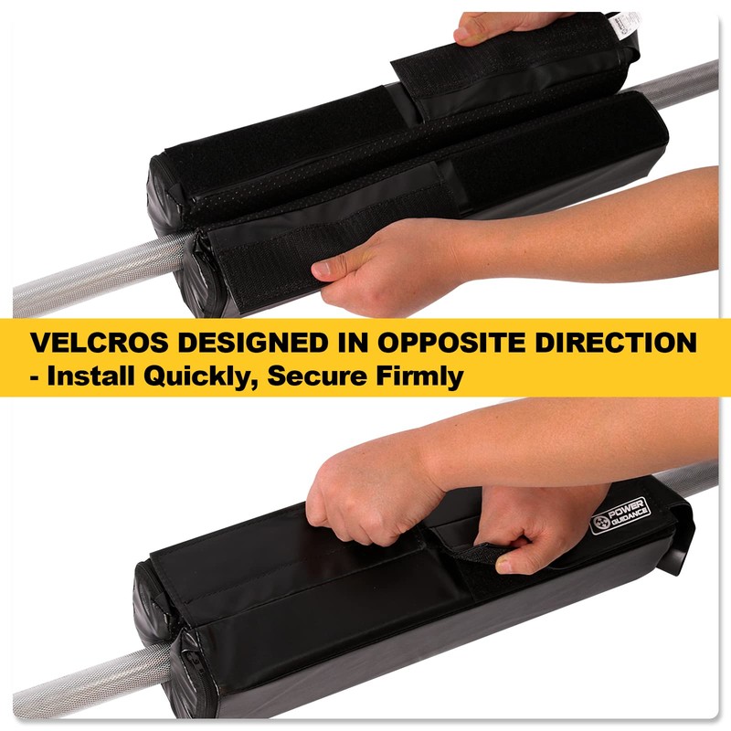 POWER GUIDANCE Square Hip Thrust Pad Barbell Squat Pad Protective
