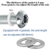 M8x90mm Axles Screws for 2-3-4-Wheel Kid Scoote Replacement Micro Mini