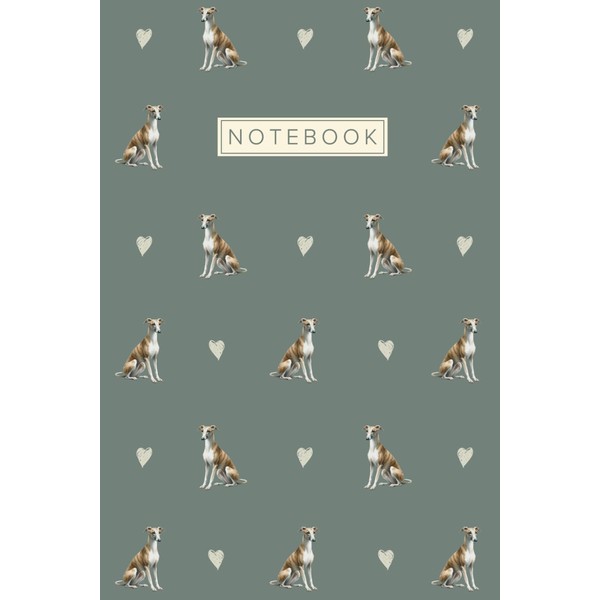 Whippet Notebook: Cute Aesthetic Lined Journal for Whippet Dog Lovers