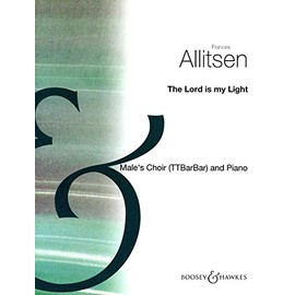 The Lord is my Light: CM 205. men's choir (TTBarBar) and piano. Partition de chœur.