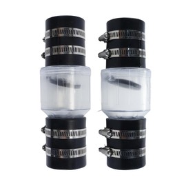 Durlo Silent Sump Pump Check Valve, Preventing Backflow, Replacement with Spring-Loaded Flapper Fit for 1-1/2 Inch Pipe