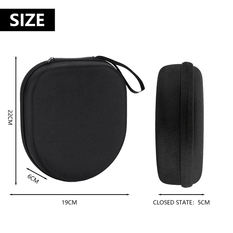 Rynvarl Hard Case for Headphones - Shockproof EVA Carrying Case