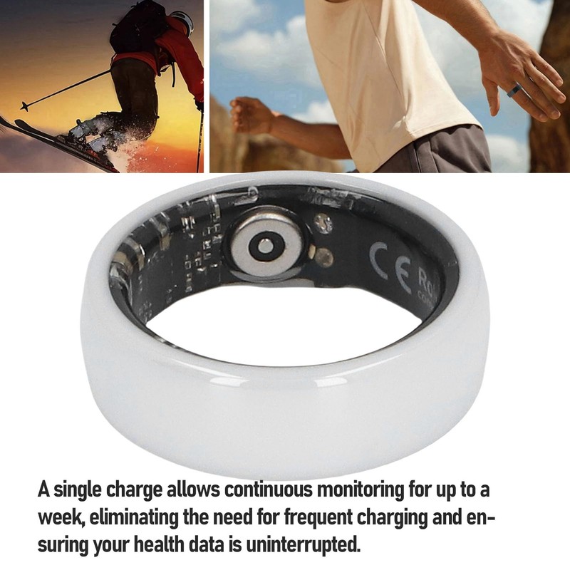 Smart Ring for Women Men,5ATM Rain Proof Health Tracker,Gesture Control