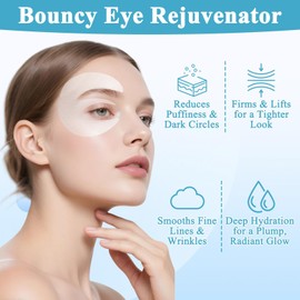 Eye Pads Against Eye Bags, Eye Pads Against Wrinkles, Eye Mask Collagen Eye Patches, with Organic Collagen, Peptides & Vitamin C, Bags and Wrinkles (10 Pairs)