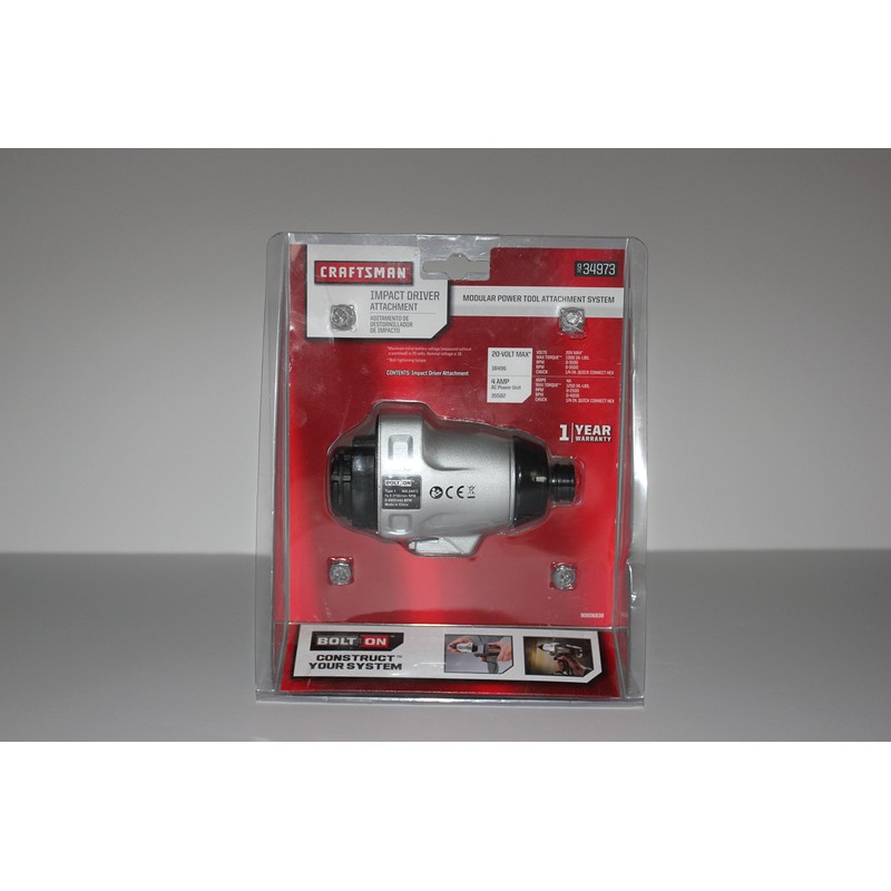 IMPACT DRIVER ATTACHMENT 1/4 INCH QUICK CONNECT HEX