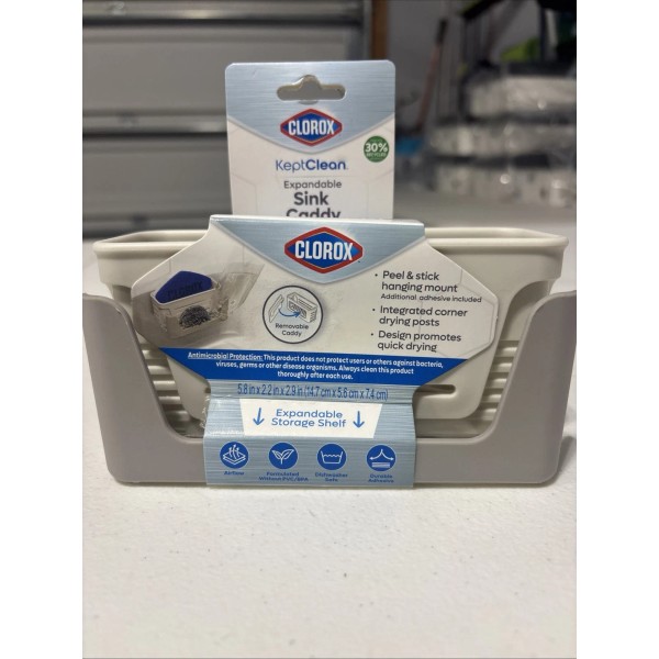 Clorox Expandable Sink Caddy Brand New In Box