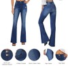 VIPONES Bell Bottom Jeans for Women High Waisted Bootcut Stretch