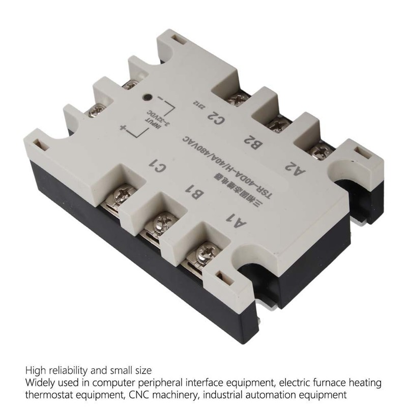 40A Three Phase SSR Input Solid State Relay TSR‑40DA H