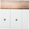 TEHAUX 6pcs Stainless Steel Round Air Vent Covers for Wardrobe
