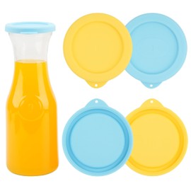 4 Pack Carafe Lids Only Fit 3.27-3.28 inch Glass Carafe, Silicone Glass Carafe Lids Replacement, Glass Carafe Lids Only, Please Check before you Buy