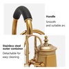 CUBELLIN Siphon Syphon Coffee Maker 15OZ Syphon Coffee Brewer Countertop