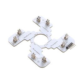 Perfeclan Replacement PCB Joystick Board for Jlf PCB Replace Arcade Stick Microswitch Board Repair Part for Tp-ma, White