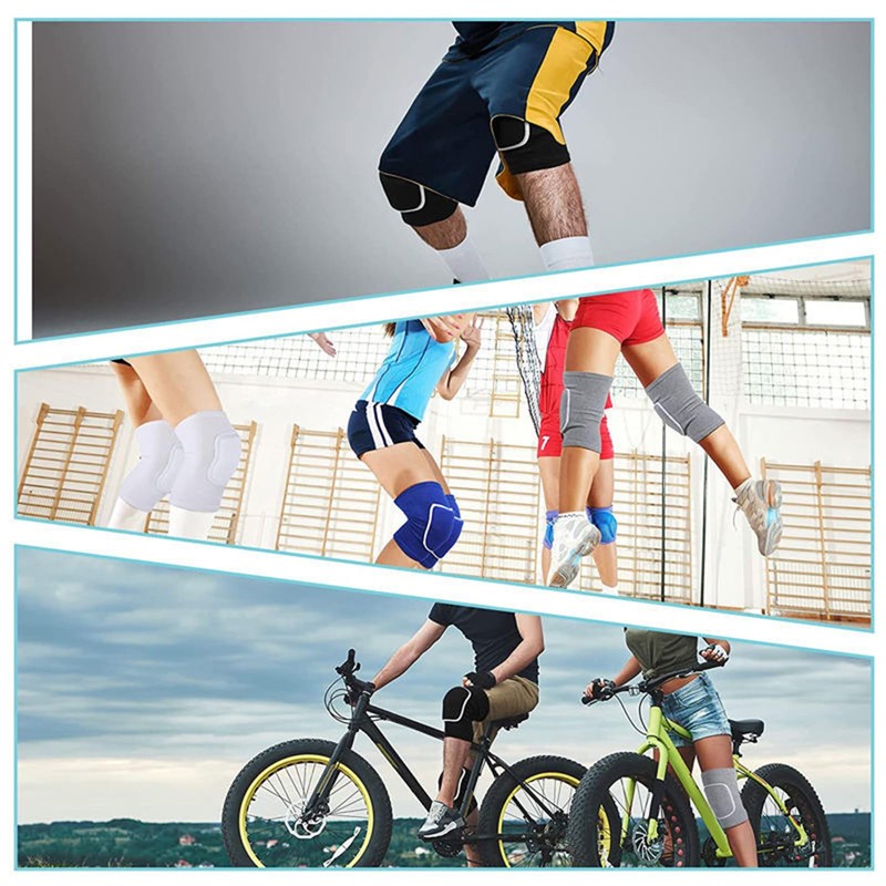 Knee Pads for Work, Volleyball, Knee Supporter, Anti-collision, Stretchable, Breathable,