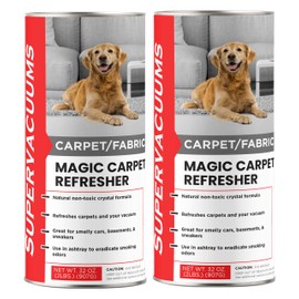 Supervacuums Magic Carpet Refresher for Carpet and Fabric - 2-Pack of 32oz Cans