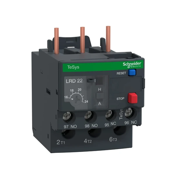 Schneider Electric Ovrload Relay, 16 to 24A, 3P, Class 10,