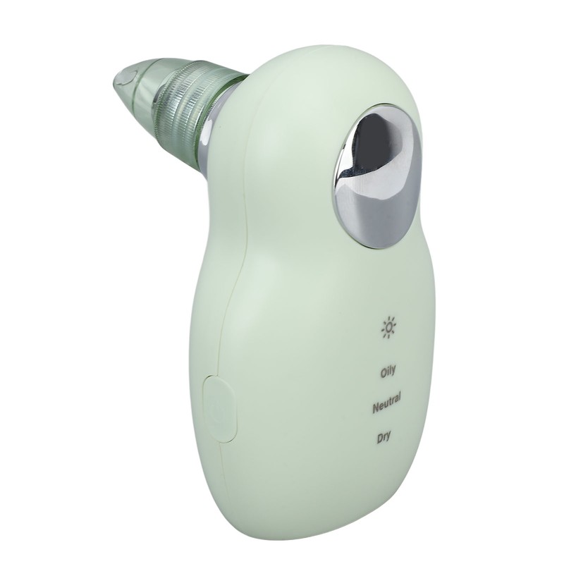 Heating Vacuum Blackhead Remover Gentle Micro Bubble 3 Suction Levels